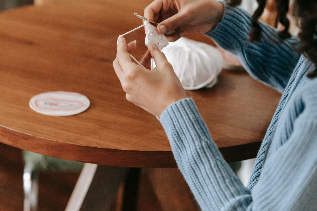 People doing handmade craft work from home in the UK