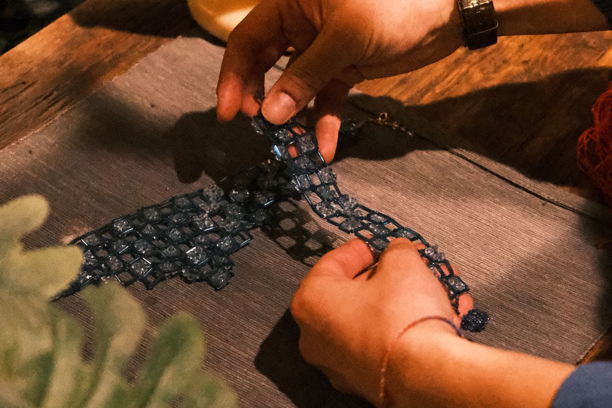 Jewellery and beading work